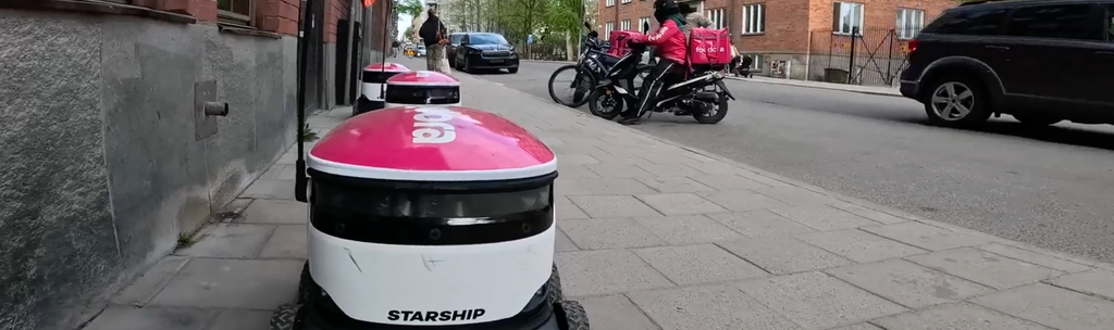 A robot on the streets of Stockolm